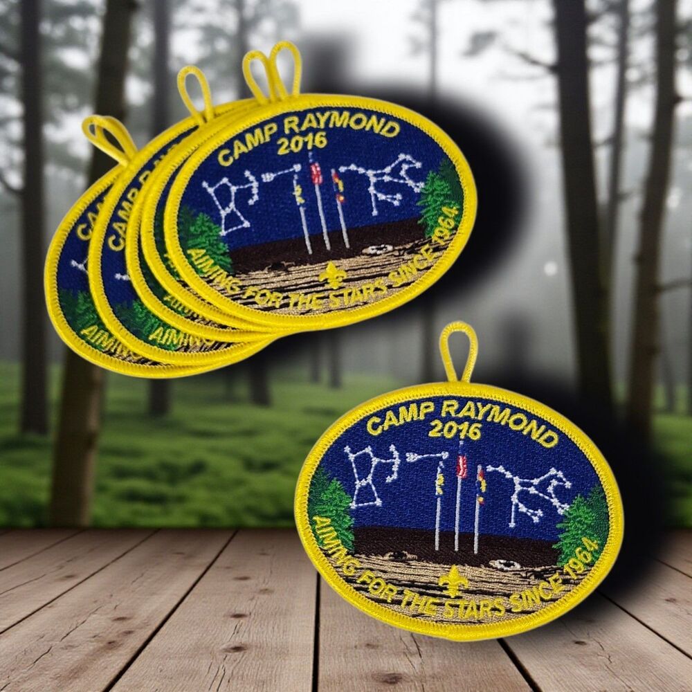 Camp Raymond 2016 BSA Patch Grand Canyon Council Star Chart Design